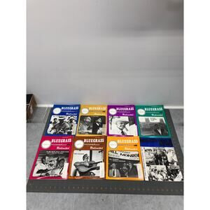 1975 Bluegrass Unlimited Music Magazine 7 Issues and 1 Issue for Muleskinner Sep